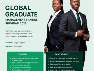 Call for Applications: International Breweries Plc Logistics Technical Trainee Programme 2026