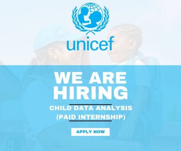 Call for Applications: UNICEF Child Data Analysis Internship 2026 in Italy