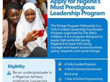 The Bridge Leadership Bootcamp 2026 | Fully Funded Residential Opportunity for Nigerian Students Nationwide
