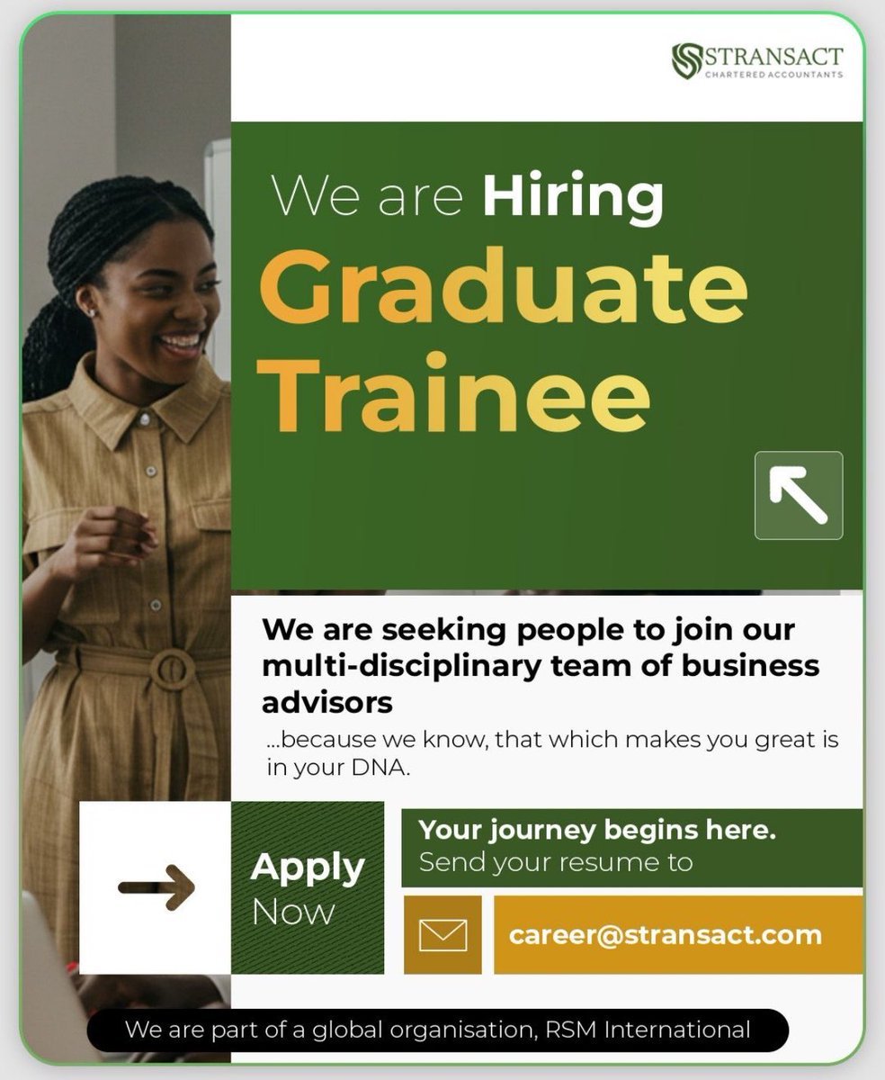 Apply for the Stransact Graduate Trainee Program 2026