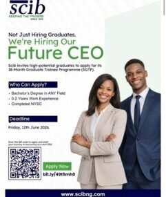 SCIB Graduate Trainee Program 2026 | Apply Now