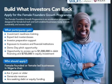 Apply Now: FSDH Female Founders Growth Programme 2026 for Nigerian Women-Led Startups and SMEs | up $750,000